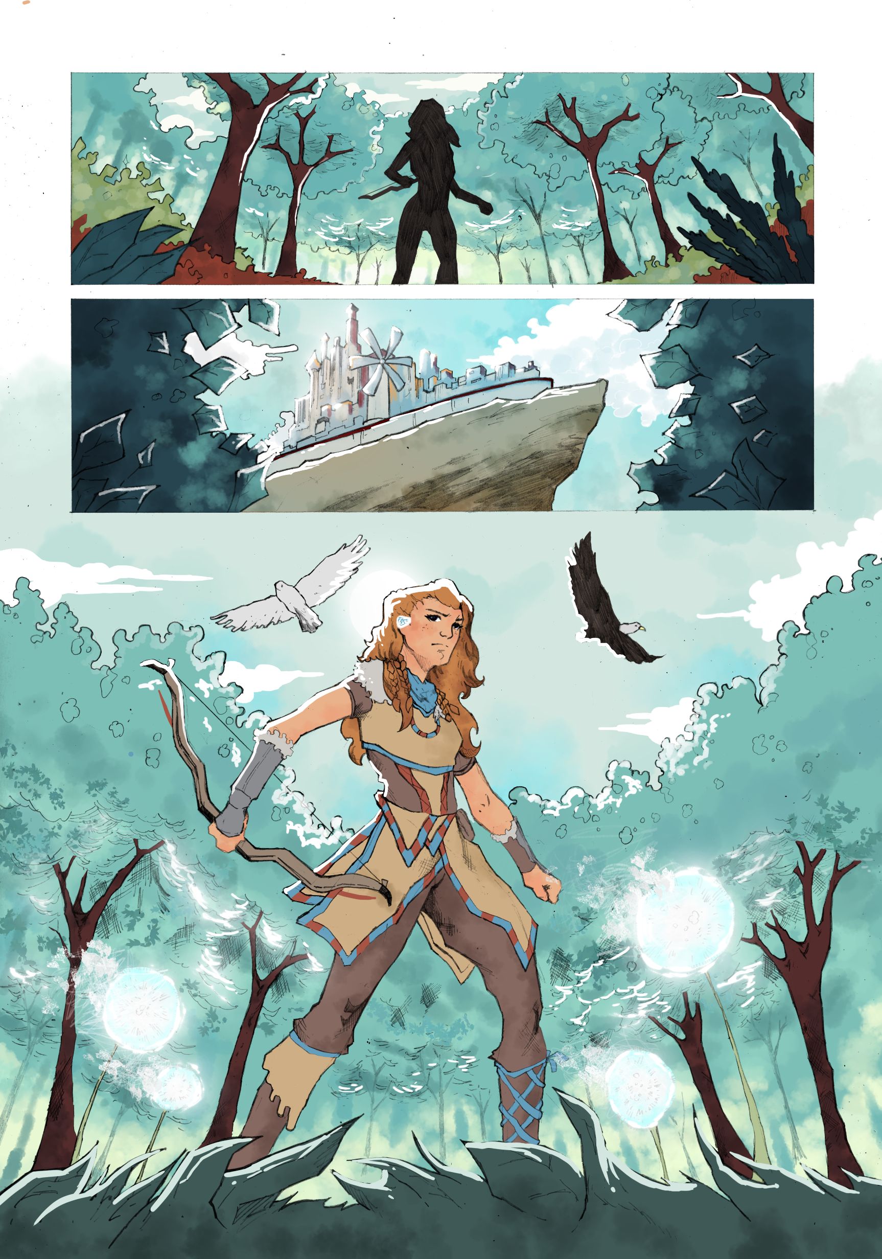 Horizon Zero Dawn x Genshin Fan Comic